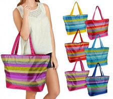 0658T Bolso de playa en varios colores marca Oshore Azul