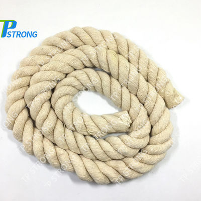 1/2 &amp;quot;trenzado grueso cuerda de algodón puro hecho en China - Foto 4