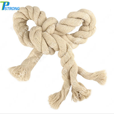 1/2 &amp;quot;trenzado grueso cuerda de algodón puro hecho en China - Foto 3