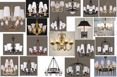 1 conteneurs de luminaires Lustre Plafond Lampe Suspensions chandelier moderne