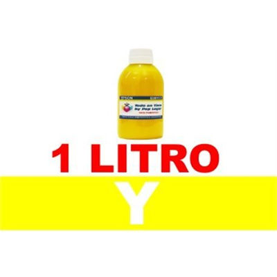 1 l. tinta para Brother amarilla lc123 lc985 lc1000 lc1100 lc1240