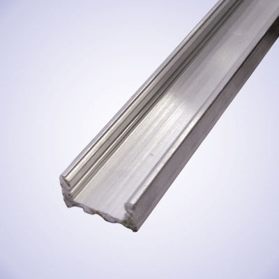 1 metro perfil aluminio U8 18x8 mm