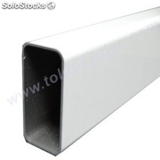 Perfil de Aluminio Blanco - Tubo rectangular - x4 unds - 1'50m, 30 x 20 mm