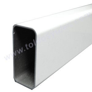 Tubo rectangular 70x20 en aluminio