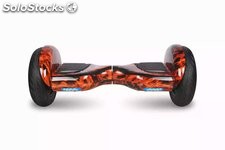 10&quot; Hoverboard gyropode electric auto équilibre Scooter auto balance flamme