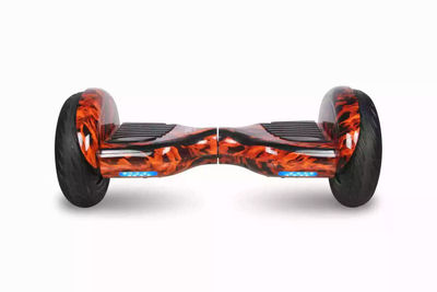 10&quot; Hoverboard gyropode electric auto équilibre Scooter auto balance flamme