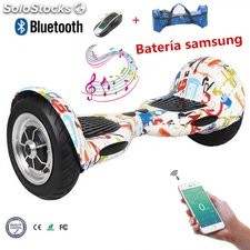 10&quot; Hoverboard Patín Eléctrico Bluetooth scooter balance Batería Samsung