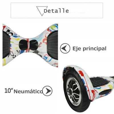 10&amp;quot; Hoverboard Patín Eléctrico Bluetooth scooter balance Batería Samsung - Foto 2
