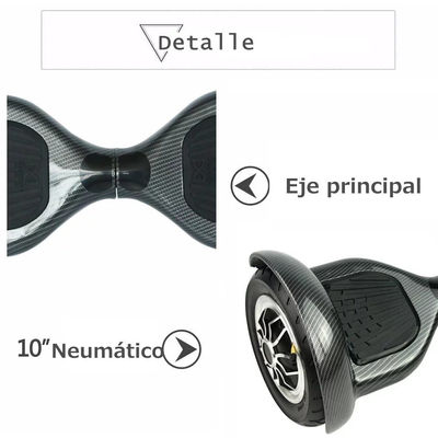 10&amp;quot; Hoverboard Patinete Eléctrico Auto equilibrio Bluetooth Scooter balance - Foto 2