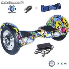 10&quot; Hoverboard Patinete Eléctrico Bluetooth Scooter Auto equilibrio