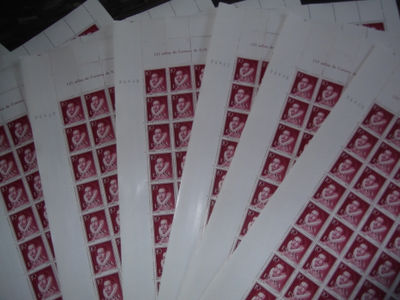 10 Pliegos de sellos Lope der Vega 125 - Foto 2