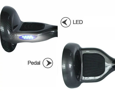10 smart elettrico scooter 2 ruote skateboard balance monopattino bluetooth - Foto 3