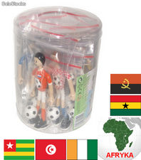 10 w 1 drużyna piłkarzy - Afryka mix - figurki Bendos 10 cm