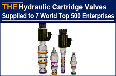 10 years of 100 non-standard hydraulic cartridge valves, helping AAK supply 7 Wo