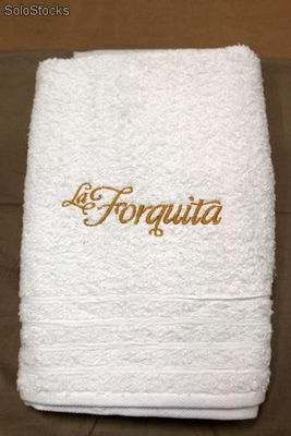 100% bawełny ręcznik gościnność . 80/20 500 gramów. Biały z fretwork