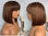 100% capelli umani parrucca con frangia - 1