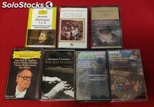 100 cassettes de música clásica variadas