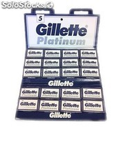 100 Cuchillas Doble Filo Gillette Platinum