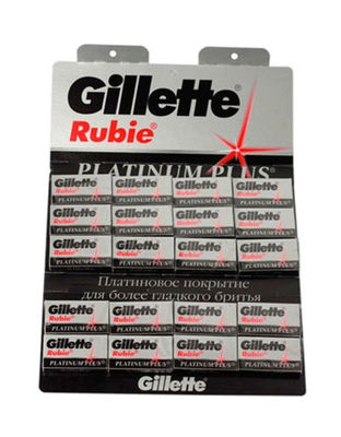 100 Cuchillas Doble Hoja Gillette Rubie Plus