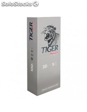 100 Hojas Doble Filo Tiger Platinum