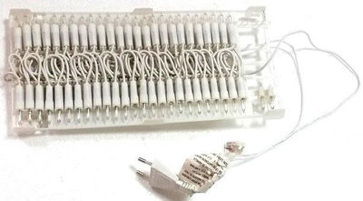 100 luces blancas cable blanco