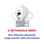 100 pezzi mascherina Italiana certificata CE0161 per protezione contro Covid-19 - Foto 5