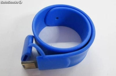 100% réel capacité Silicone Bracelet Poignet Bande 4 GB USB 2.0 USB Flash Drive - Photo 2