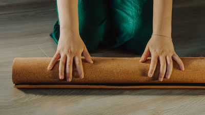 100% Sustainable Natural Cork Yoga Mat