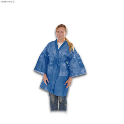 100 uds Batas desechables Kimono azul 30 gr