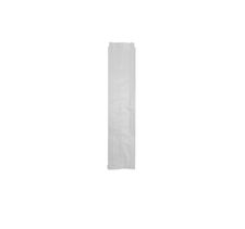 1000 Bolsas de papel blancas para pan 9x4x48 cm