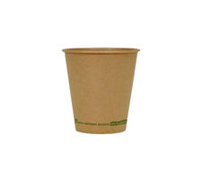 1000 copos papel kraft natural 240ml 8oz