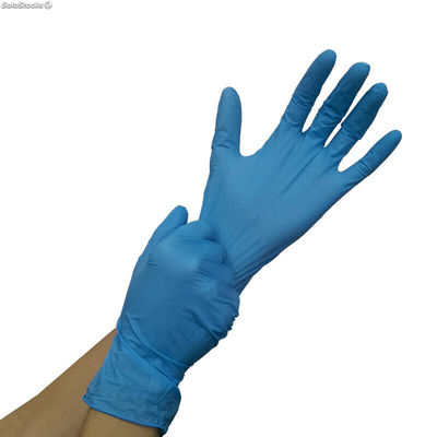 1000 guantes nitrilo azul 5 gr talla L