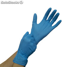 1000 guantes nitrilo azul 5 gr talla M