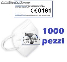1000 mascherine certificate CE protezione da COVID-19 con fattore nominale FFP2