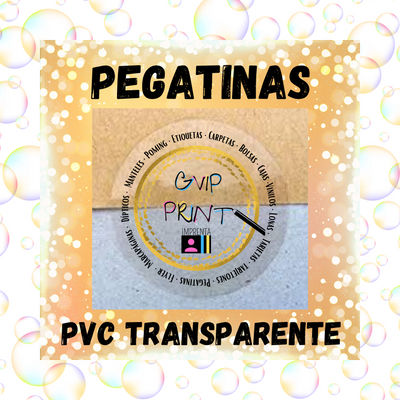 1000 pegatinas PVC transparente - Foto 2