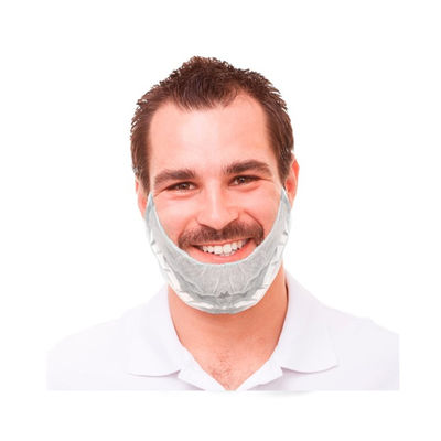 1000 uds Cobre barbas descartáveis detetáveis PP branco