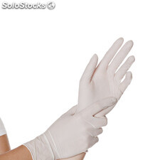 1000 uds guantes de látex blanco sin polvo TL