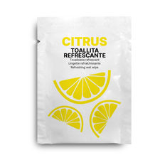 1000 unidades | Toallitas refrescantes limón con Aloe Vera Ecológica | Toallitas