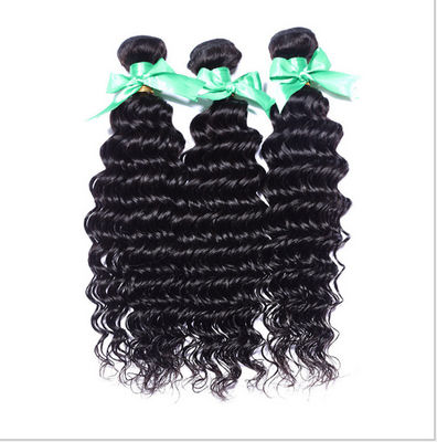 100g/pc 3 tissage bresilienne Deep Curly virgin hair curly cheveux humain - Photo 3