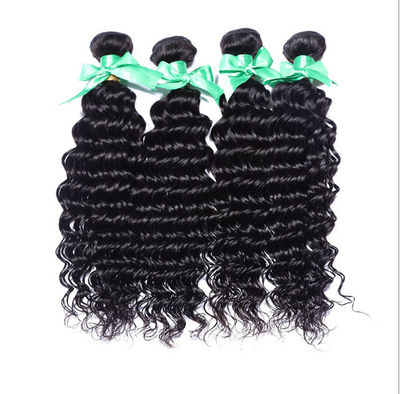 100g/pc 3 tissage bresilienne Deep Curly virgin hair curly cheveux humain - Photo 4