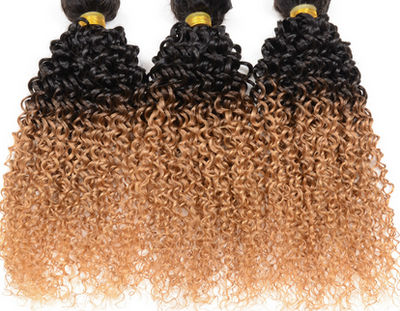 100g/pc 4 tissage bresilienne Deep Curly virgin hair curly cheveux humain 28&quot;28&quot;