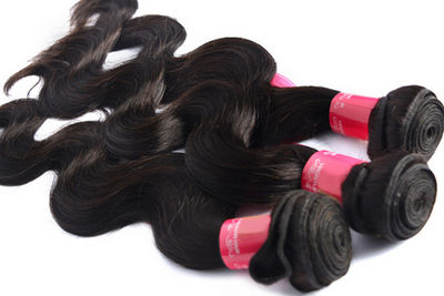 100g-pc 4 tissage peruvien Body Wave virgin hair cheveux humain 16 16 16 16 POUC - Photo 3