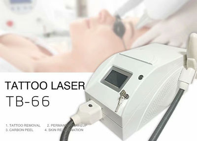 1064nm/532nm retiro portátil/carbono del tatuaje del laser del Nd Yag