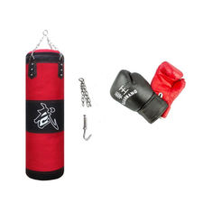 10749 Kit de boxeo todo en uno con guantes saco y gancho de entrenamiento