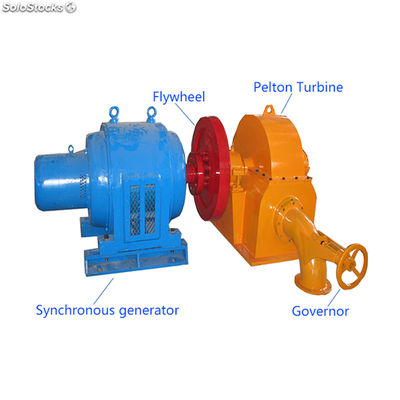 10KW Pelton turbina minicentrales hidroelectricas - Foto 2
