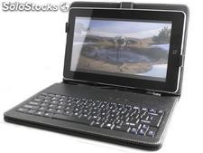 10pul tablets pc android2.3 ix210 con funda y teclado 512m 4g wifi gps hdmi