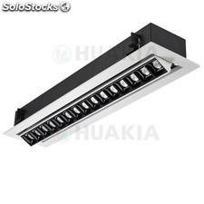 10W Rejilla iluminación del mercado Downlights