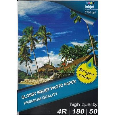 10x15 r4 high glossy inkjet photo paper 180g 50 hojas