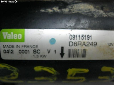 11011 motor arranque opel tigra 14 g 16V X14XE 3P 1995 / 09115191 / para opel ti - Foto 3