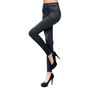 1111 Jeggings GIADA efecto jeans denim modelo slim fit y en dos colores Negro